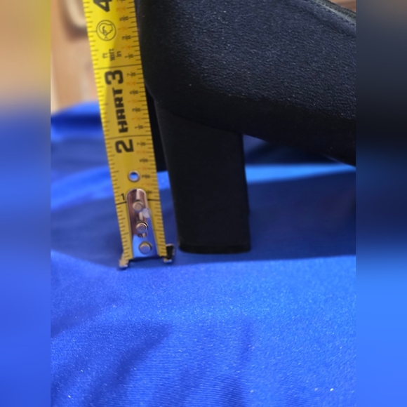 STUART WEITZMAN BLACK PUMPS HEELS SIZE 7.5 - Picture 3 of 8